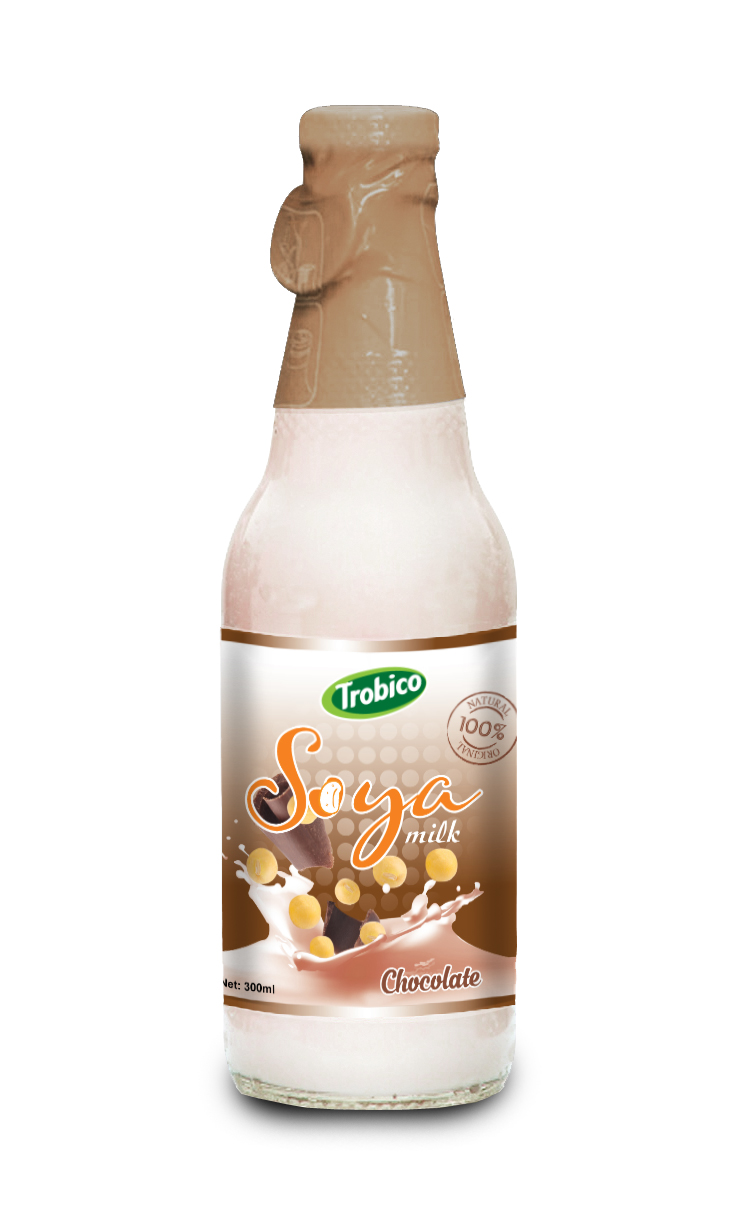 300ml Soya milk chocolate TROBICO OEM Beverage Manufacturers